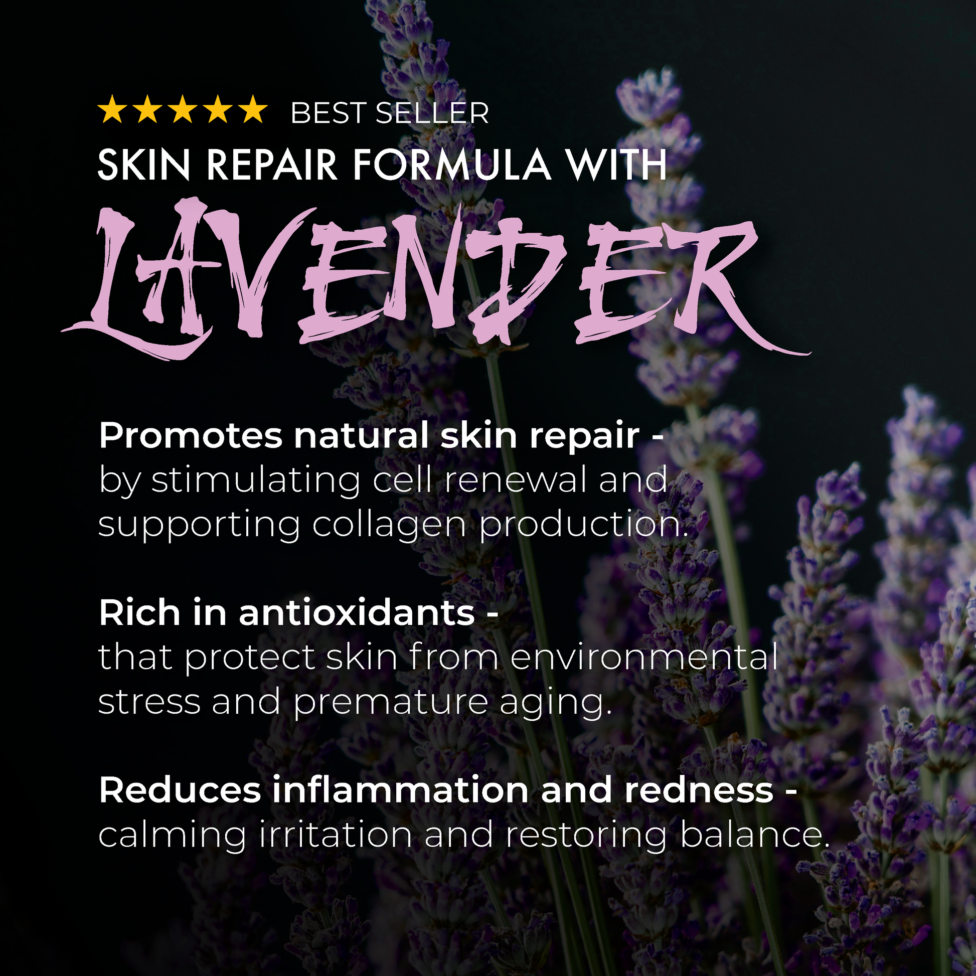 Tallow Balm + Skin Repair Formula with Organic Lavender