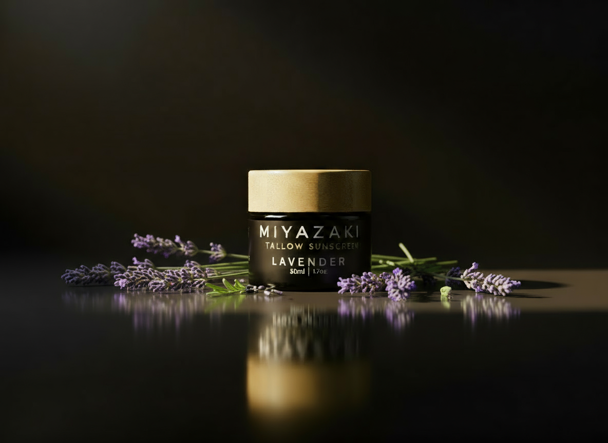 UV Protection + Skin Repair Formula with Organic Lavender - Tallow Mineral Sunscreen