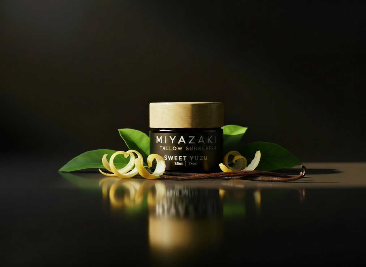 UV Protection + Vitamin C and Collagen Support with Organic Yuzu - Tallow Mineral Sunscreen