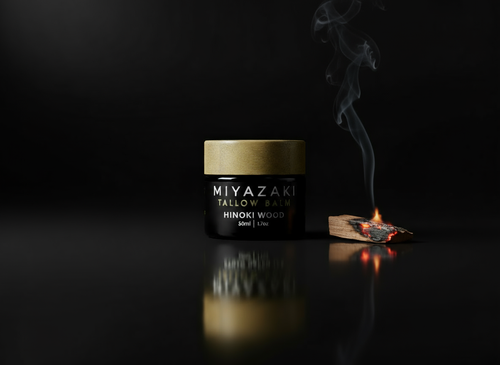 Tallow Balm + Cleansing Blend with Organic Hinoki Wood